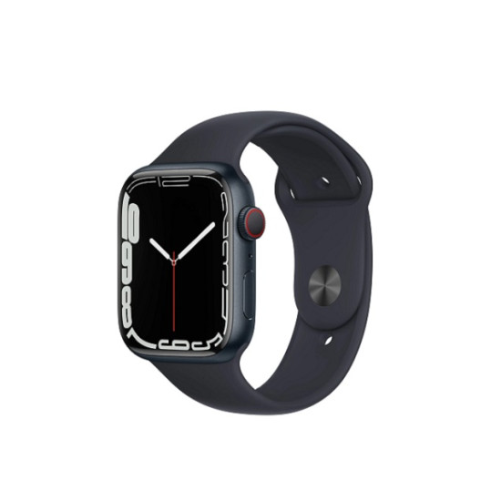 Apple Watch Series 7 45mm Aluminium Sportarmband + Cellular