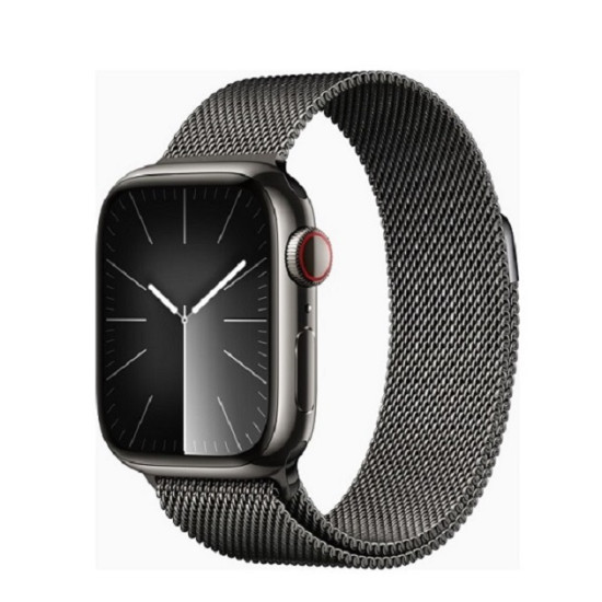 Apple Watch Series 9 45mm Edelstahl + Milanese