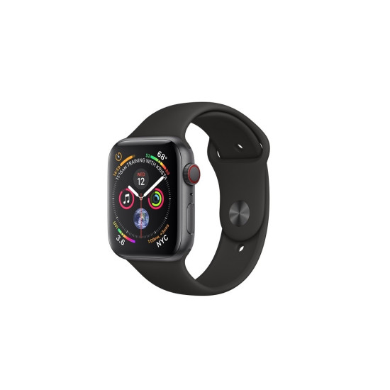 Apple Watch Series 4 44mm Aluminium Sportarmband + Cellular