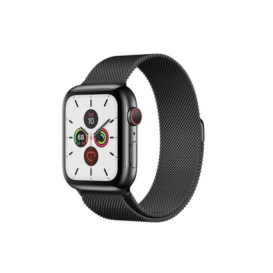 Apple Watch Series 5 44mm Edelstahl Sportarmband + Cellular