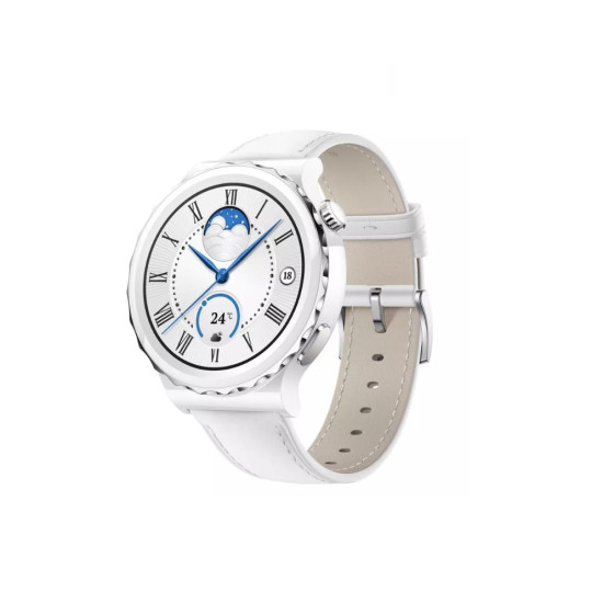Huawei Watch GT 3 Pro Keramik 43mm Lederarmband