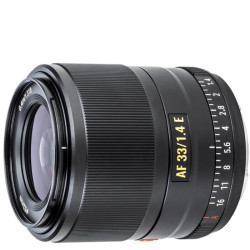 Objektiv AF 33 mm F/1.4 E mit Sony E-Mount