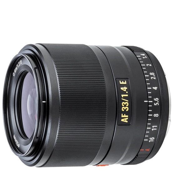 Objektiv AF 33 mm F/1.4 E mit Sony E-Mount